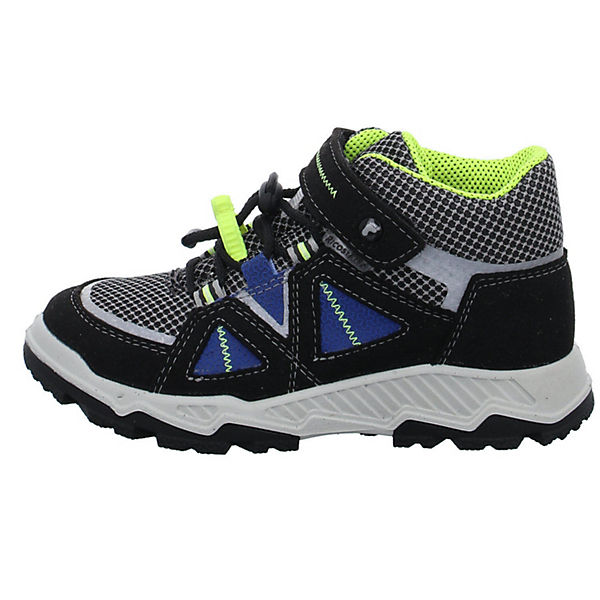 Schuhe Wanderschuhe RICOSTA Hike Boots Leder-/Textilkombination uni Outdoorschuhe schwarz