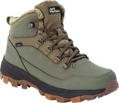 Jack Wolfskin Everquest Texapore Mid m Winterstiefeletten khaki