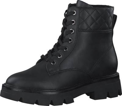 s.Oliver Schnürstiefeletten schwarz