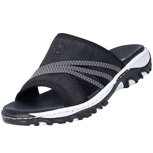 Schuhe Klassische Pantoletten rieker Komfort Pantolette Pantoletten schwarz Schuhe Klassische Pantoletten rieker Komfort Pantolette Pantoletten schwarz