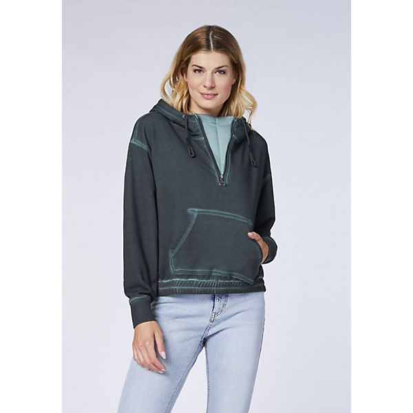 Bekleidung Kapuzenpullover CHIEMSEE Sweatshirt Kapuzenpullover dunkelgrau Bekleidung Kapuzenpullover CHIEMSEE Sweatshirt Kapuzenpullover dunkelgrau
