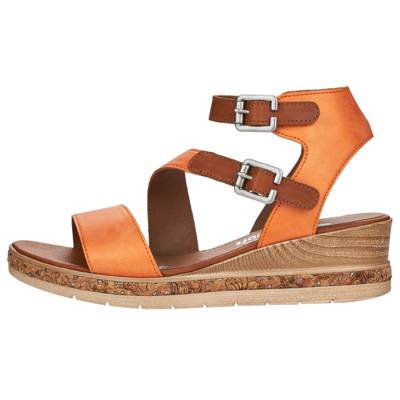 remonte D3052 Keilsandale Damen Keilsandaletten orange
