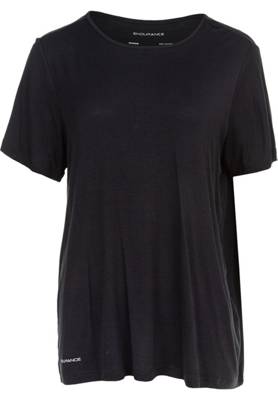 Endurance Sportshirt Siva W Funktionsshirts schwarz