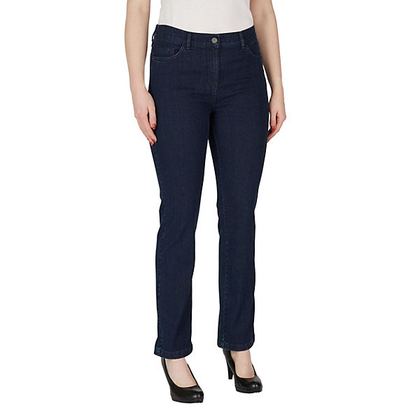 Bekleidung Straight Jeans BEXLEYS® woman Jeanshose `CIA` Jeanshosen dunkelblau
