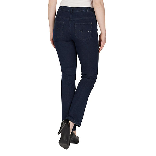 Bekleidung Straight Jeans BEXLEYS® woman Jeanshose `CIA` Jeanshosen dunkelblau