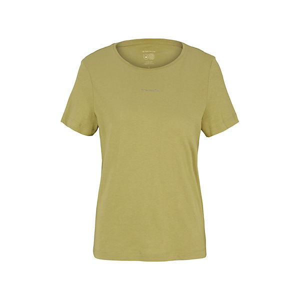 Bekleidung T-Shirts TOM TAILOR T-Shirt Basic T-Shirt T-Shirts grün