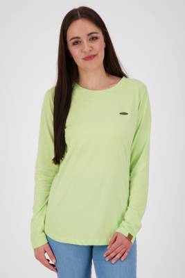 ALIFE AND KICKIN® LeaAK A Longsleeve Langarmshirt Langarmshirts lime