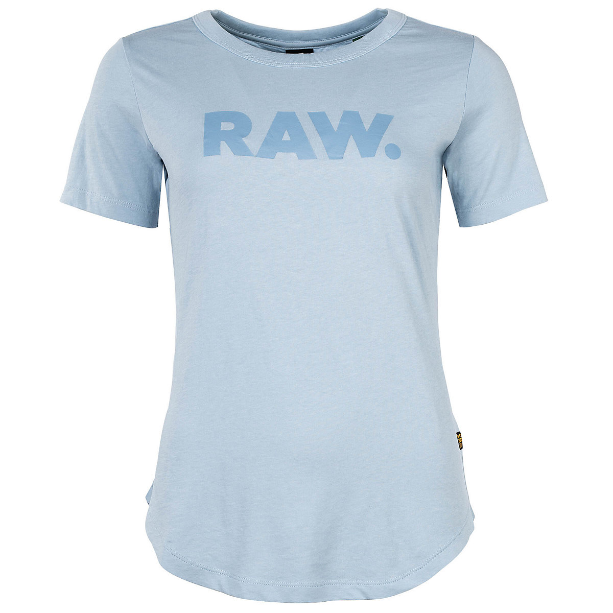 G-Star RAW Damen T-Shirt RAW. slim Rundhals Kurzarm Print T-Shirts hellblau