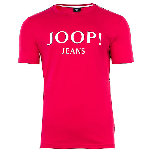Bekleidung T-Shirts JOOP  JEANS Herren T-Shirt - JJJ-09Alex Rundhals Halbarm Logo Baumwolle T-Shirts rosa