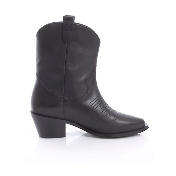 Schuhe Klassische Stiefeletten Alba Moda Stiefelette im angesagtem Cowboy-Stil Schuhweite: G schwarz