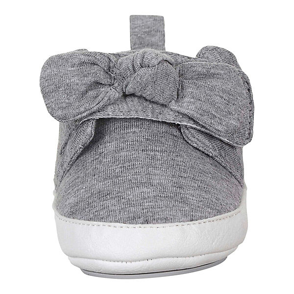 Schuhe Klassische Halbschuhe Sterntaler Babyschuhe mit Klettverschluss Schleife grau