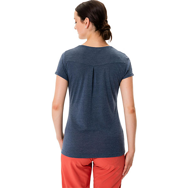 Bekleidung T-Shirts VAUDE Funktionsshirt Skomer Print II Funktionsshirts Adultweiblich blau