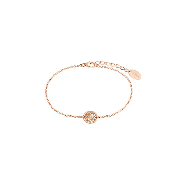 Armband für Damen, 925 Sterling Silber rosévergoldet Armbänder