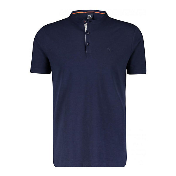 Bekleidung T-Shirts LERROS T-Shirt Herren T-SHIRT/SERAFINO 1/2 ARM T-Shirts blau