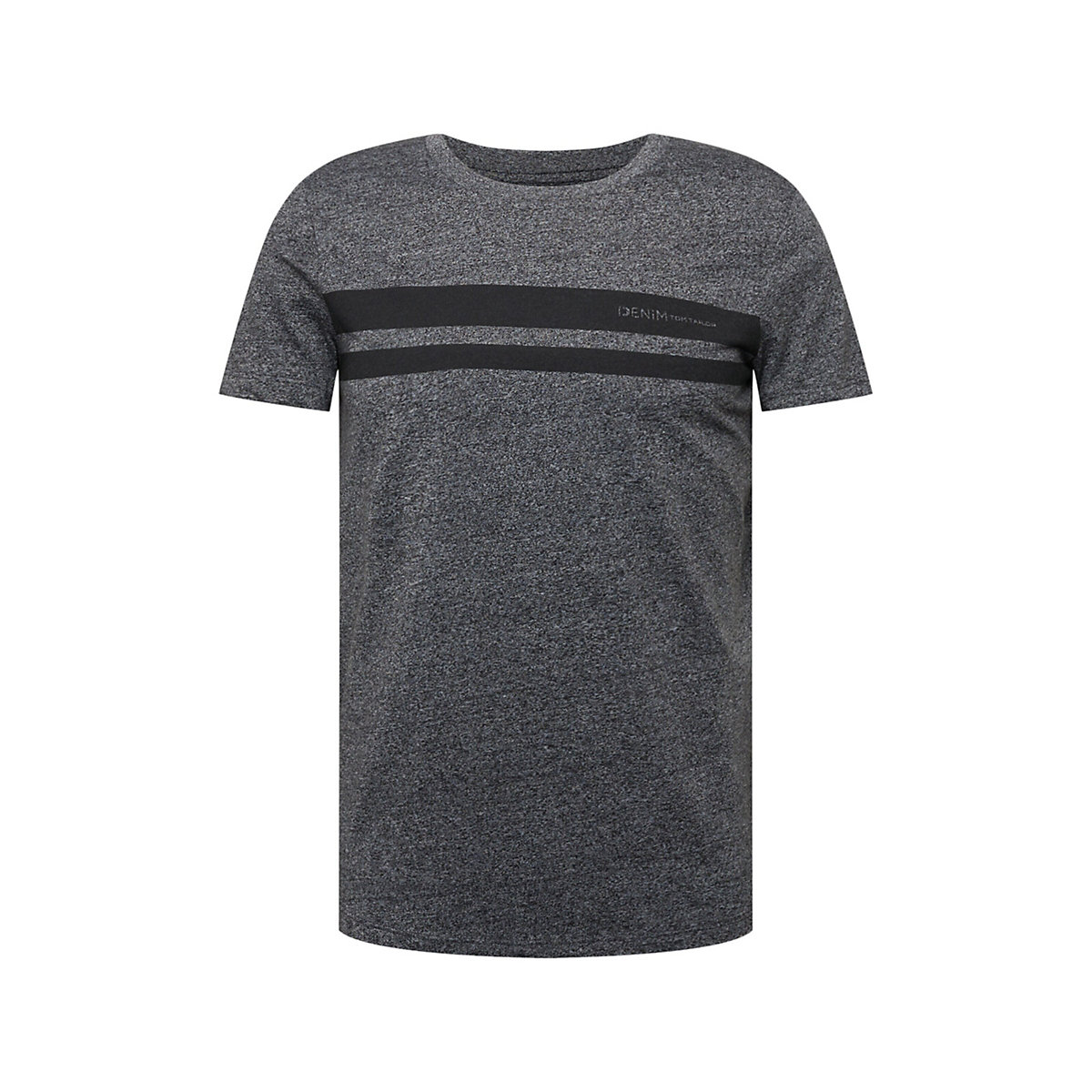 TOM TAILOR Denim T-Shirt T-Shirt mit Logo Print T-Shirts schwarz