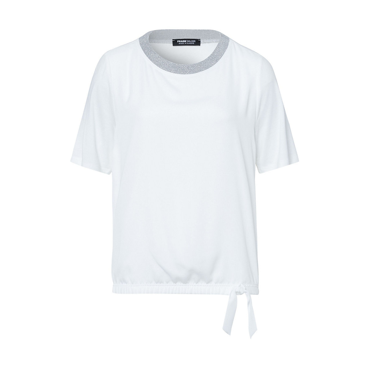 FRANK WALDER Shirt 1/2 Ärmel T-Shirts ecru