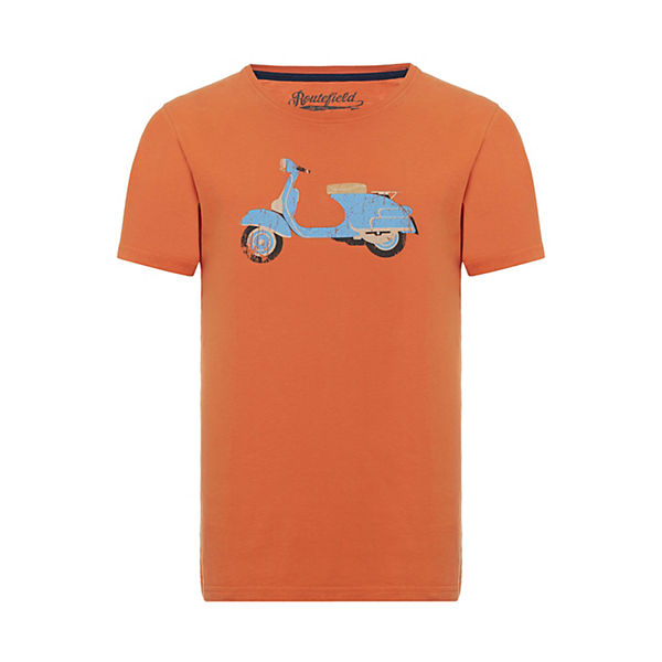 Bekleidung T-Shirts ROUTEFIELD ROUTEFIELD T-Shirt TUNE T-Shirts AdultM orange