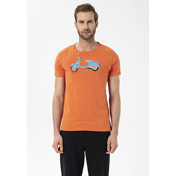 Bekleidung T-Shirts ROUTEFIELD ROUTEFIELD T-Shirt TUNE T-Shirts AdultM orange