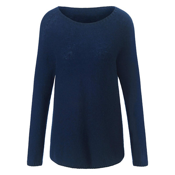 Bekleidung Sweatshirts Fadenmeister Berlin Pullover cashmere Sweatshirts dunkelblau