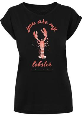 F4NT4STIC Extended Shoulder T-Shirt FRIENDS Lobster T-Shirts schwarz