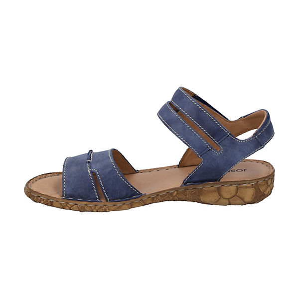 Schuhe Klassische Sandalen Josef Seibel Damen-Sandale Rosalie 47 ocean Klassische Sandalen blau