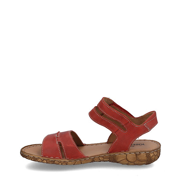 Schuhe Klassische Sandalen Josef Seibel Damen-Sandale Rosalie 47 rot Klassische Sandalen rot