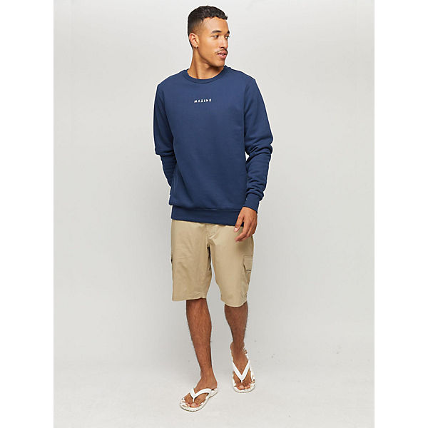 Bekleidung Sweatshirts Mazine Sweatshirt Logo Heavy Sweater Sweatshirts dunkelblau
