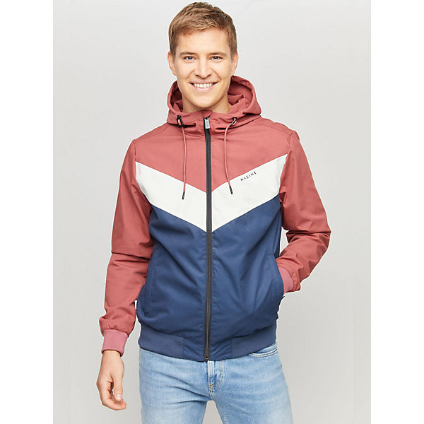 Bekleidung Übergangsjacken Mazine Sommerjacke Duns Light Jacket Übergangsjacken blau/rot Bekleidung Übergangsjacken Mazine Sommerjacke Duns Light Jacket Übergangsjacken blau/rot
