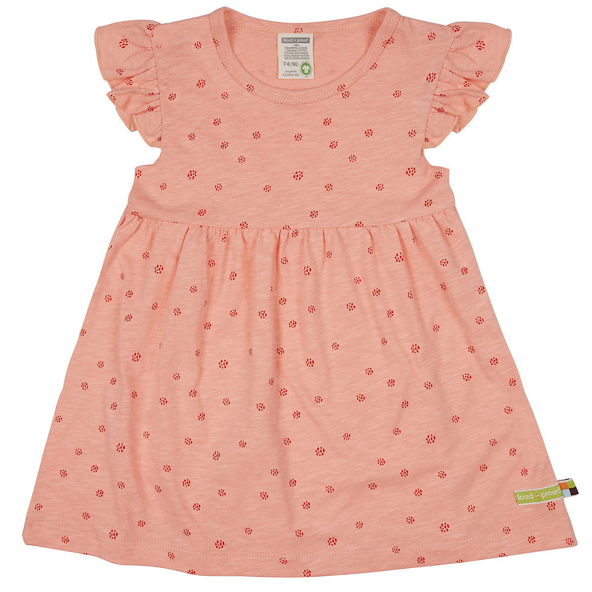 loud + proud Kleid Slub Jersey mit Druck Kleider für Mädchen rosa loud + proud Kleid Slub Jersey mit Druck Kleider für Mädchen rosa
