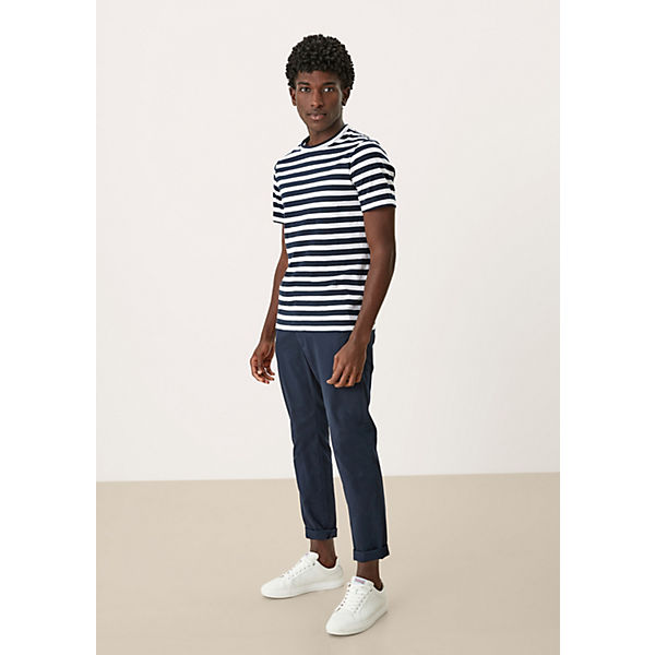 Bekleidung T-Shirts s.Oliver Jerseyshirt mit Streifen T-Shirts weiß Bekleidung T-Shirts s.Oliver Jerseyshirt mit Streifen T-Shirts weiß