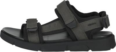 GEOX Sandalen Outdoorsandalen grau/schwarz