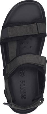 GEOX Sandalen Outdoorsandalen grau/schwarz