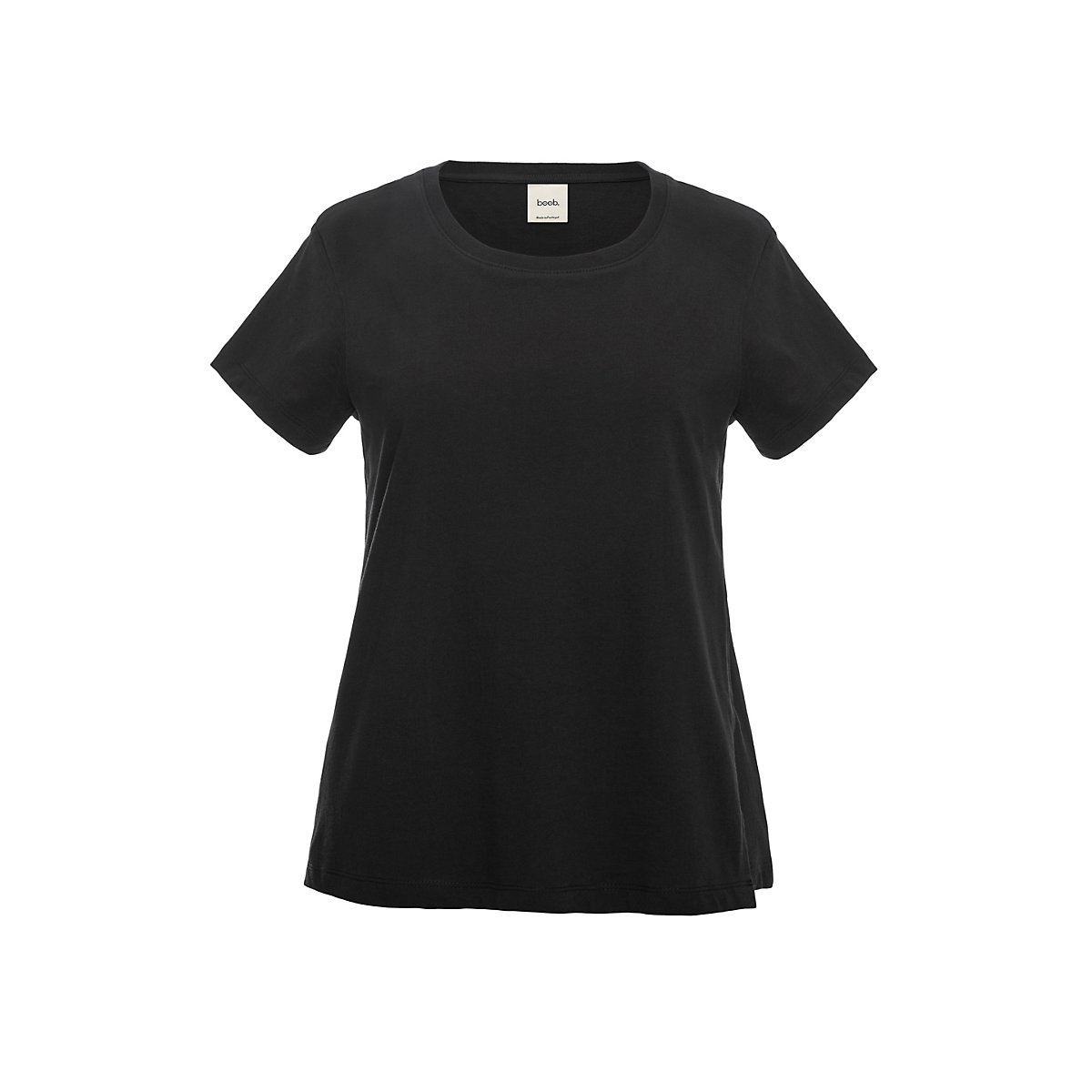 boob T-shirt with nursing access T-Shirts schwarz