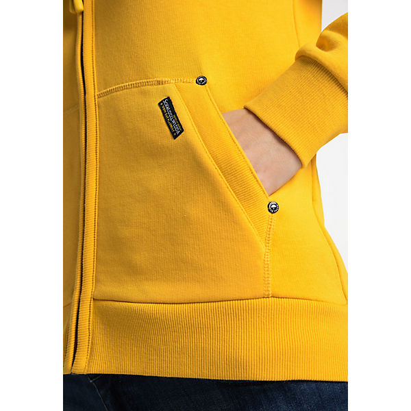 Bekleidung Sweatjacken Schmuddelwedda Sweatjacke nahima Sweatjacken gelb Bekleidung Sweatjacken Schmuddelwedda Sweatjacke nahima Sweatjacken gelb
