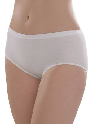 4er Pack Damen Taillenslip Slips weiß