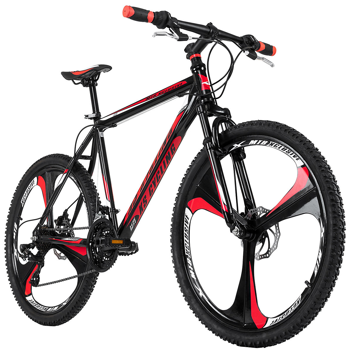 KS Cycling KS Cycling Mountainbike Hardtail 26 Zoll Sharp Rahmenhöhe: 46 cm schwarz/rot