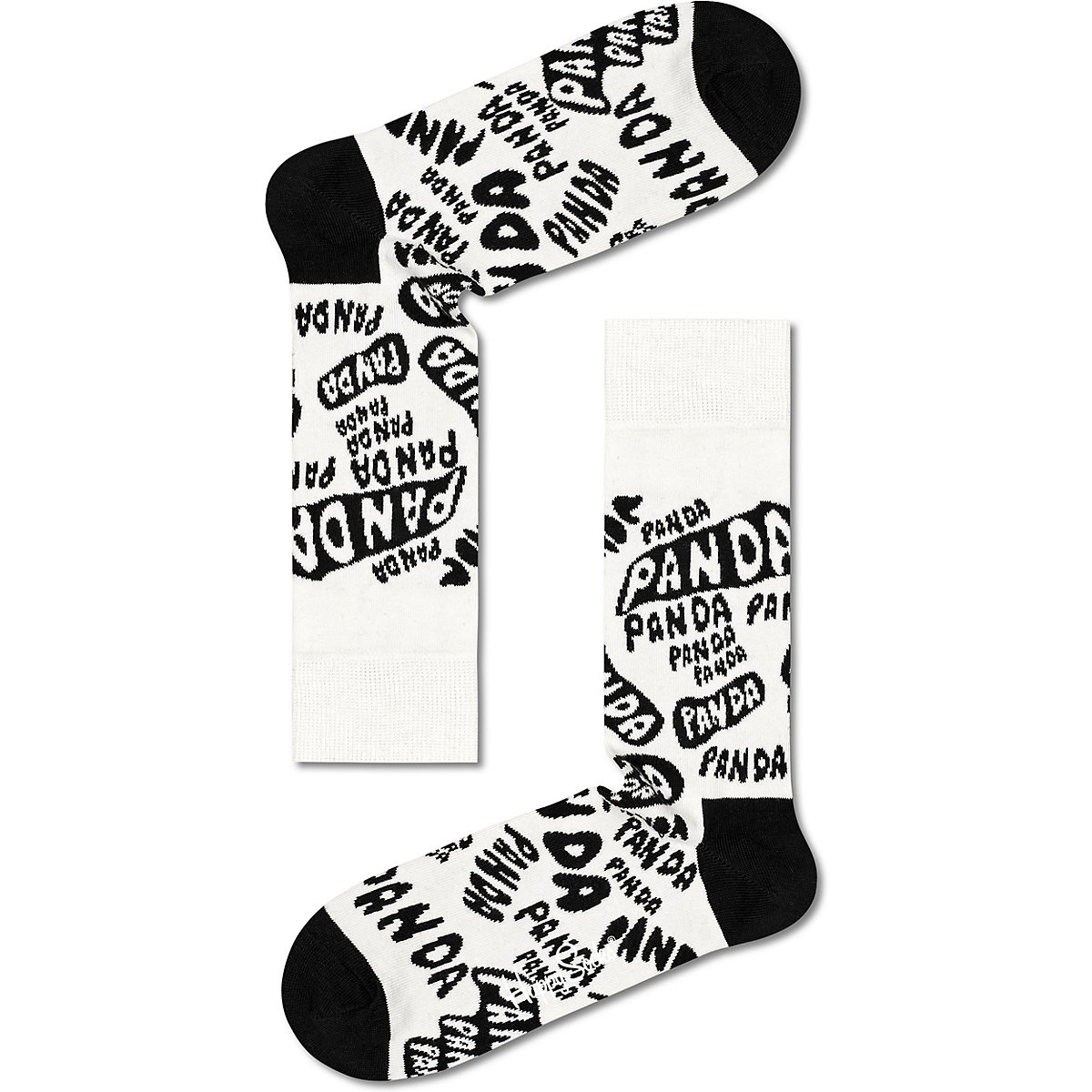 Happy Socks 1er Pack Panda Panda Panda Sock Socken schwarz/weiß