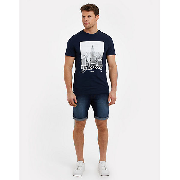 Bekleidung T-Shirts THREADBARE Threadbare T-shirt THBTyne T-Shirts AdultM blau Bekleidung T-Shirts THREADBARE Threadbare T-shirt THBTyne T-Shirts AdultM blau