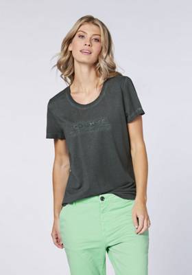 CHIEMSEE T-Shirt mit Rundhalsausschnitt T-Shirts dunkelgrau YN9076