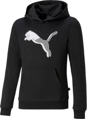 PUMA Kapuzenpullover für Mädchen schwarz