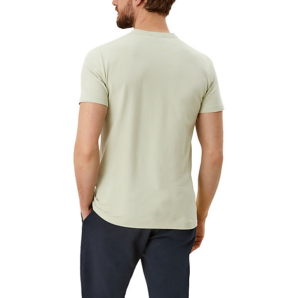 Bekleidung T-Shirts s.Oliver T-Shirt mit V-Ausschnitt T-Shirts grün