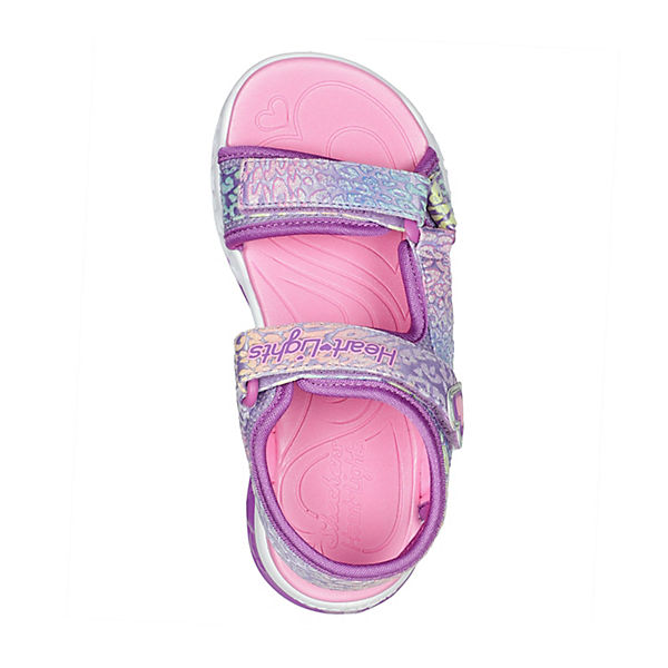 Schuhe Klassische Sandalen SKECHERS Flutter Hearts Sandalen violett Schuhe Klassische Sandalen SKECHERS Flutter Hearts Sandalen violett