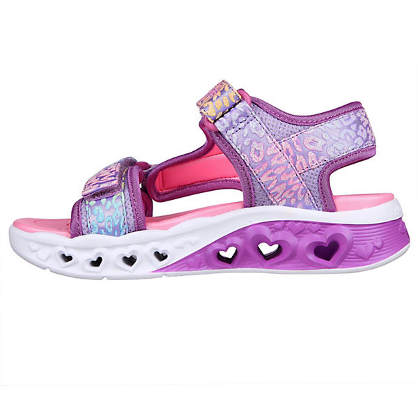Schuhe Klassische Sandalen SKECHERS Flutter Hearts Sandalen violett