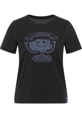 SOMWR T-Shirt With Mangrove Print T-Shirts schwarz