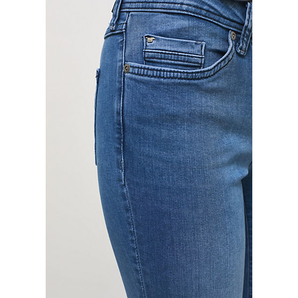 Bekleidung Slim Jeans MUSTANG Hose Jasmin Jeggings 7/8 Jeanshosen blau