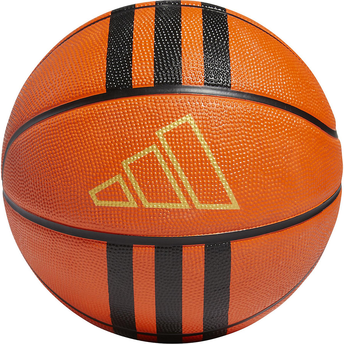 adidas Basketbälle 3S RUBBER X3 für Jungen braun/schwarz