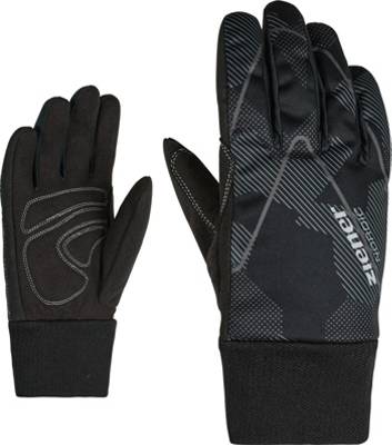 ziener Kinder Fingerhandschuhe UNICO grau-kombi