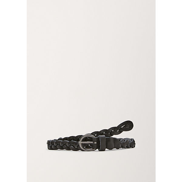 Accessoires Ledergürtel s.Oliver Gürtel aus Leder Ledergürtel schwarz