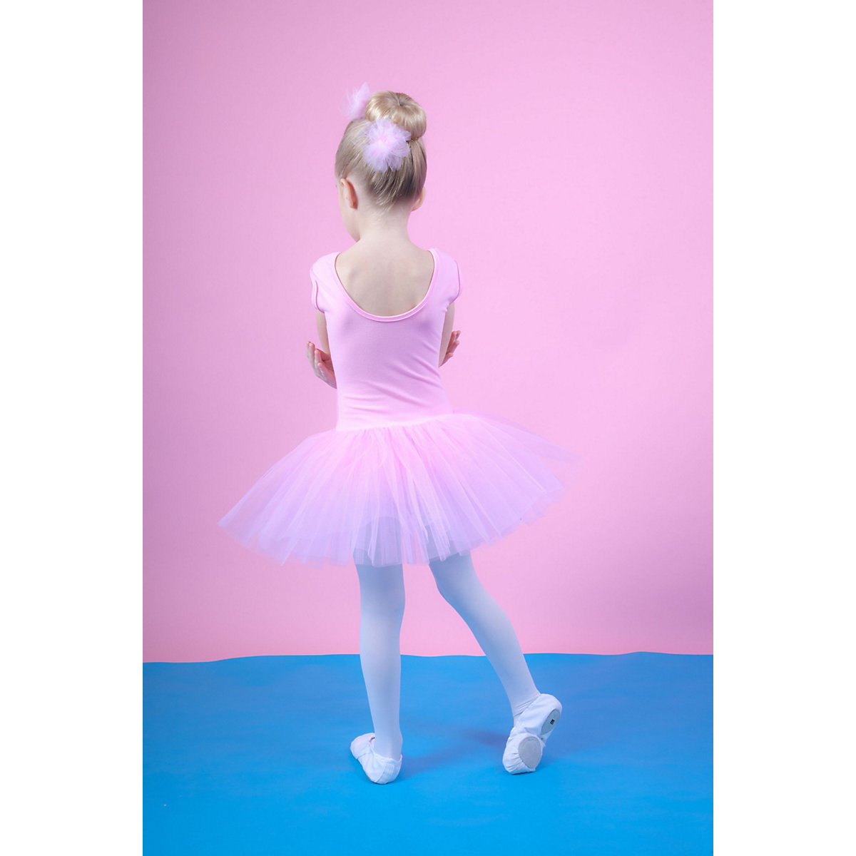 tanzmuster Ballett Tutu Lottie mit Spitzeneinsatz Ballettkleider für Mädchen rosa EB11291