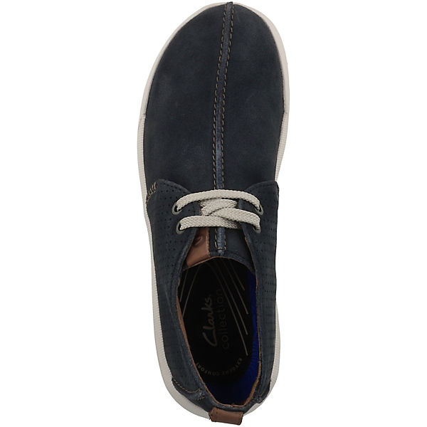 Schuhe Schnürschuhe Clarks Driftway Seam Schnürschuhe Herren Schnürschuhe dunkelblau